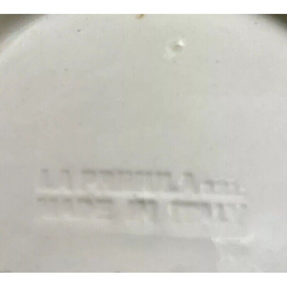 Easter Bunny Dinner Plate La Primula Italian  Blue Rim Spring Decor 10in Ceramic - Picture 2 of 2